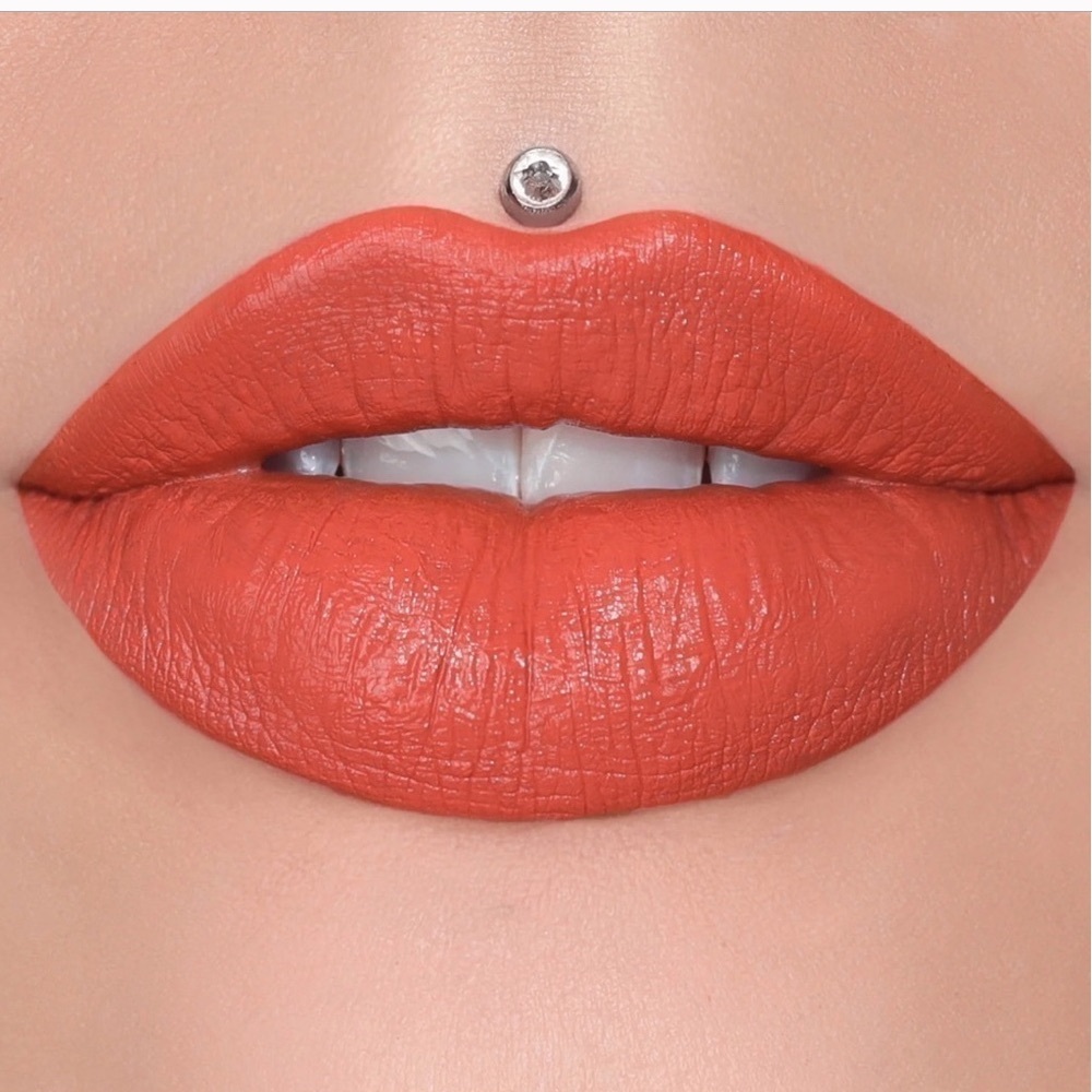 NEW Jeffree Star Velvet Trap Matte Lipstick in Kumquat Warm Earth Terracotta